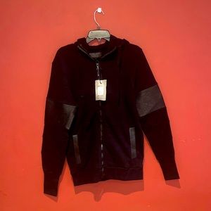 Mens Rogue State Zip Up Hoodie. Color: Black. Size: Small. NWT.